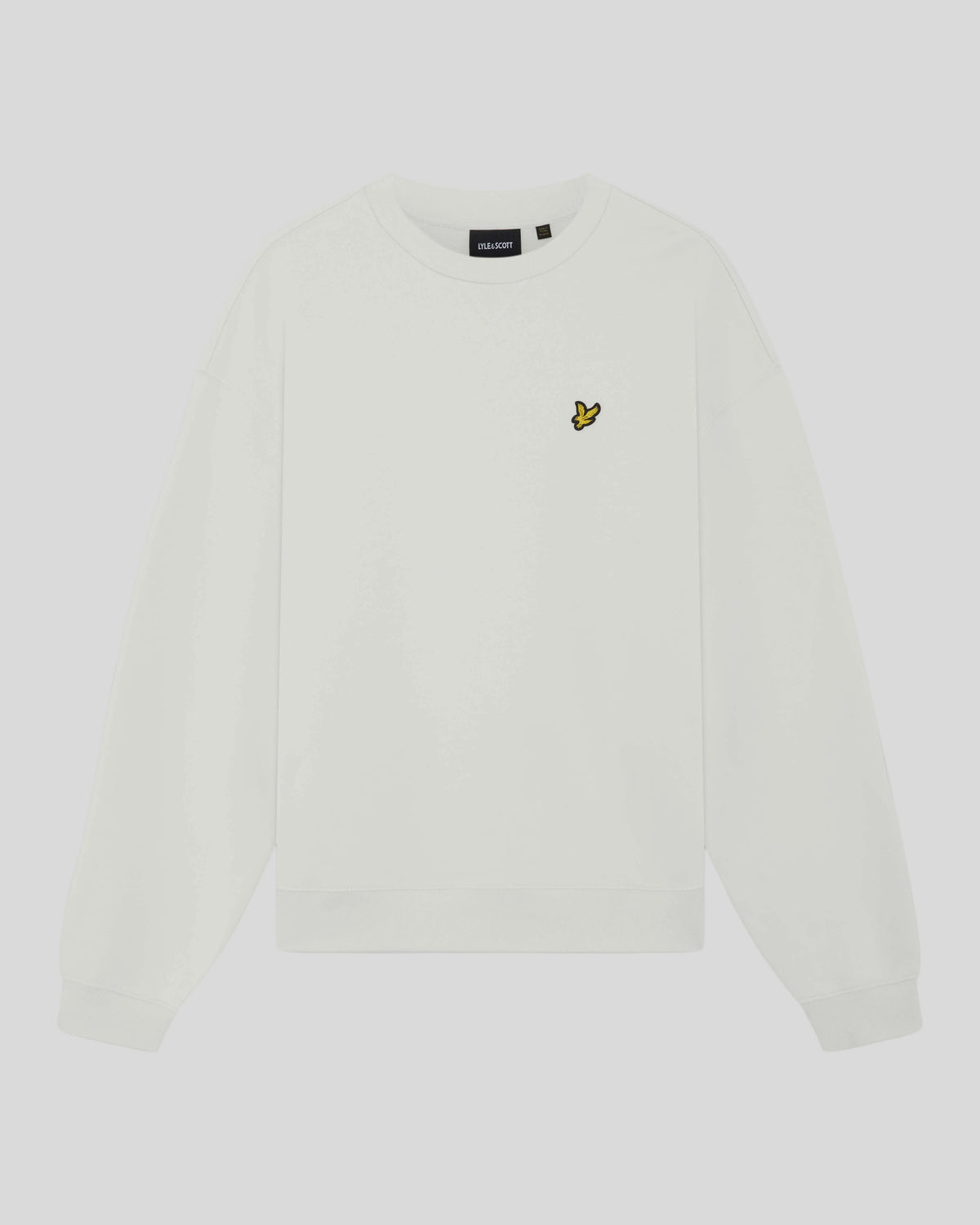 Vlakke foto van het Heavyweight-sweatshirt met ronde hals in de kleur Antarctic