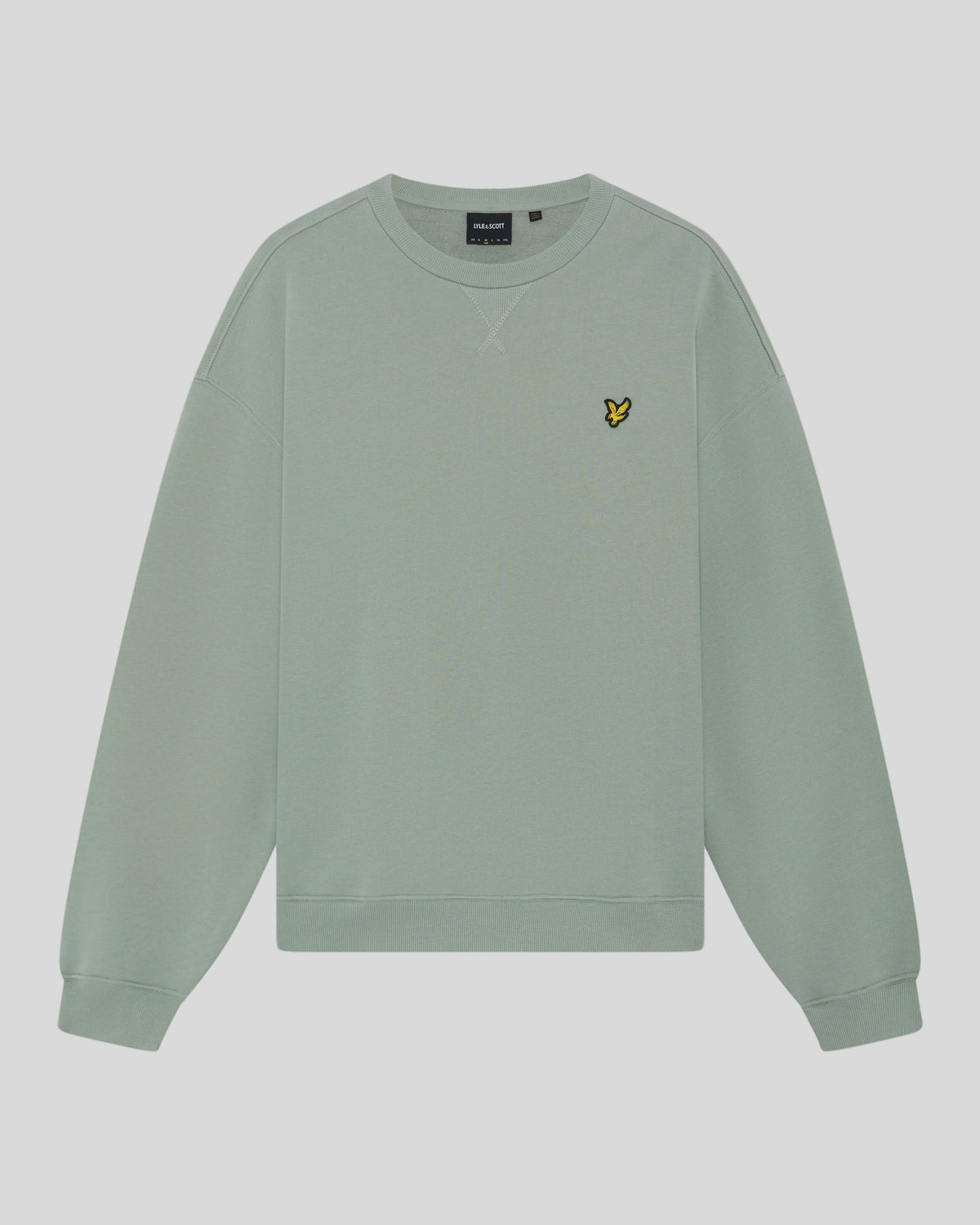 Flat shot of Heavyweight Crew Neck Sweatshirt in Slate Shadow Grey