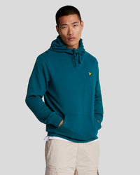 buy men's premium clothing fashion polos jackets -  Lyle & Scott Men's Pullover Hoodie in Apres Navy