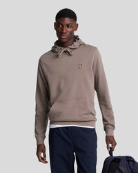 buy men's premium clothing fashion polos jackets -  Lyle & Scott Men's Pullover Hoodie in Heritage Taupe