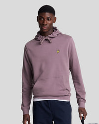 buy men's premium clothing fashion polos jackets -  Lyle & Scott Men's Pullover Hoodie in Highland Mauve