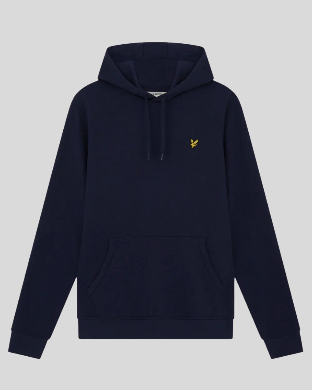Uomo con felpa con cappuccio Loopback in cotone blu scuro
