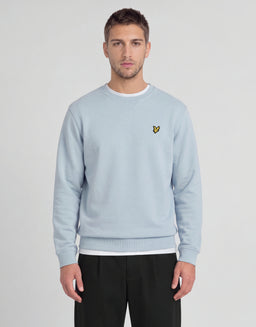 Sweatshirt aus Baumwolle mit Rundhalsausschnitt