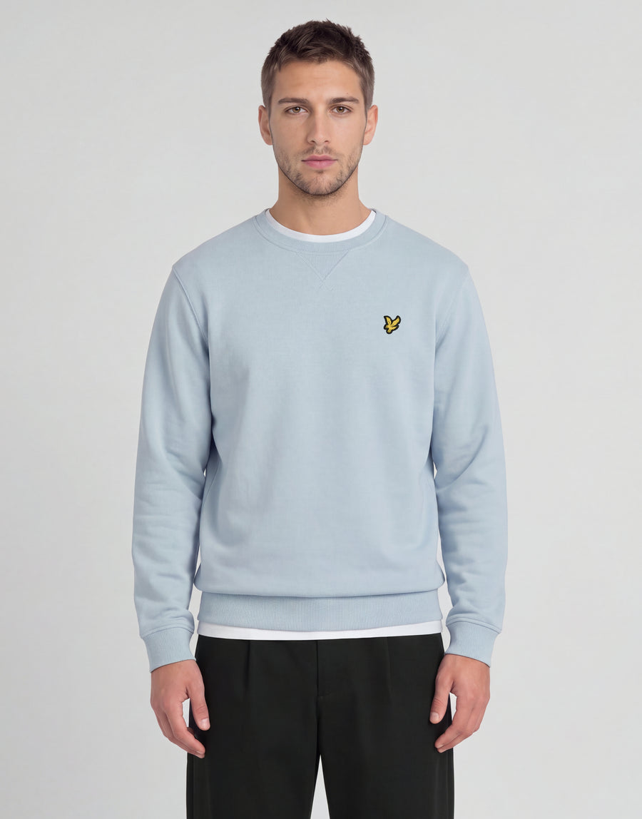 Sweatshirt aus Baumwolle mit Rundhalsausschnitt