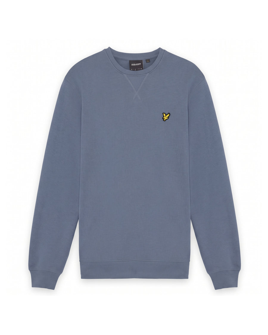 Sudadera de algodón con cuello redondo