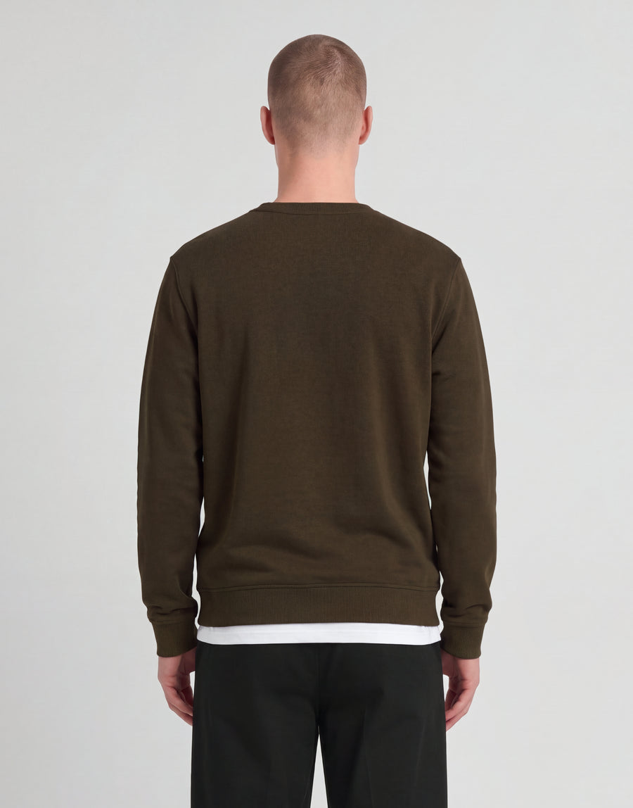 Katoenen sweatshirt met ronde hals