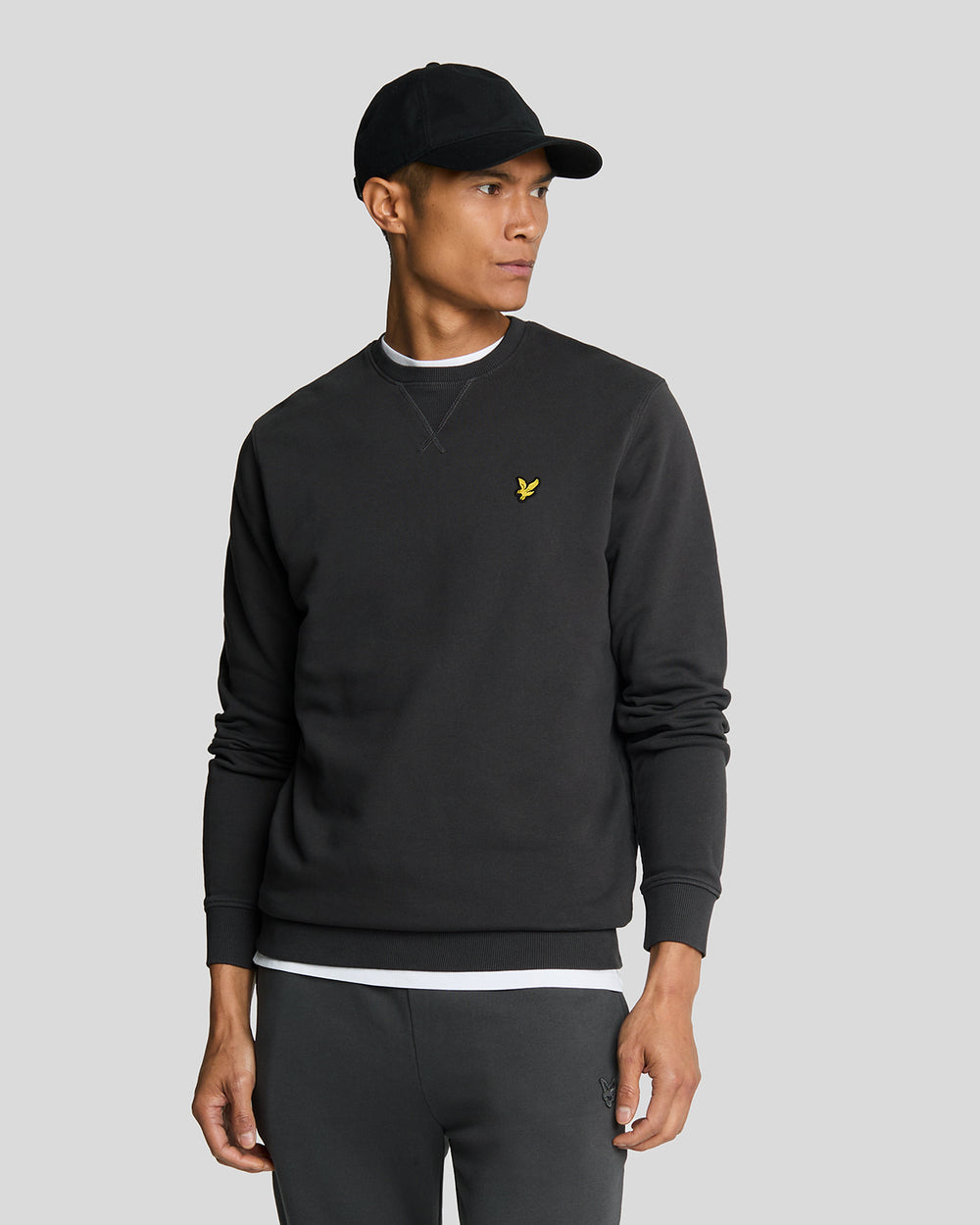 Lyle & Scott Black Cotton Sweatshirt