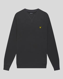 Sweat-shirt à col rond en coton