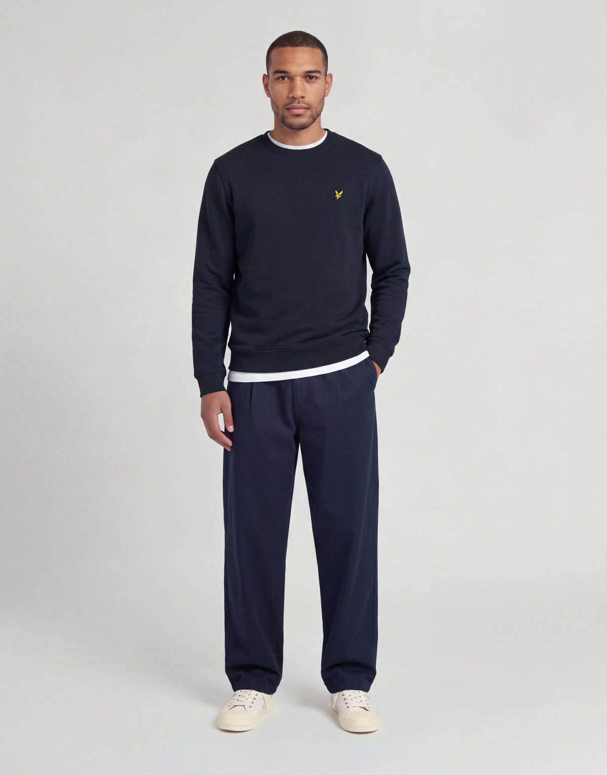 Cotton Crew Neck Sweatshirt