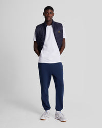 buy men's premium clothing fashion polos jackets -  Lyle & Scott Men's Slim Sweatpant in Navy