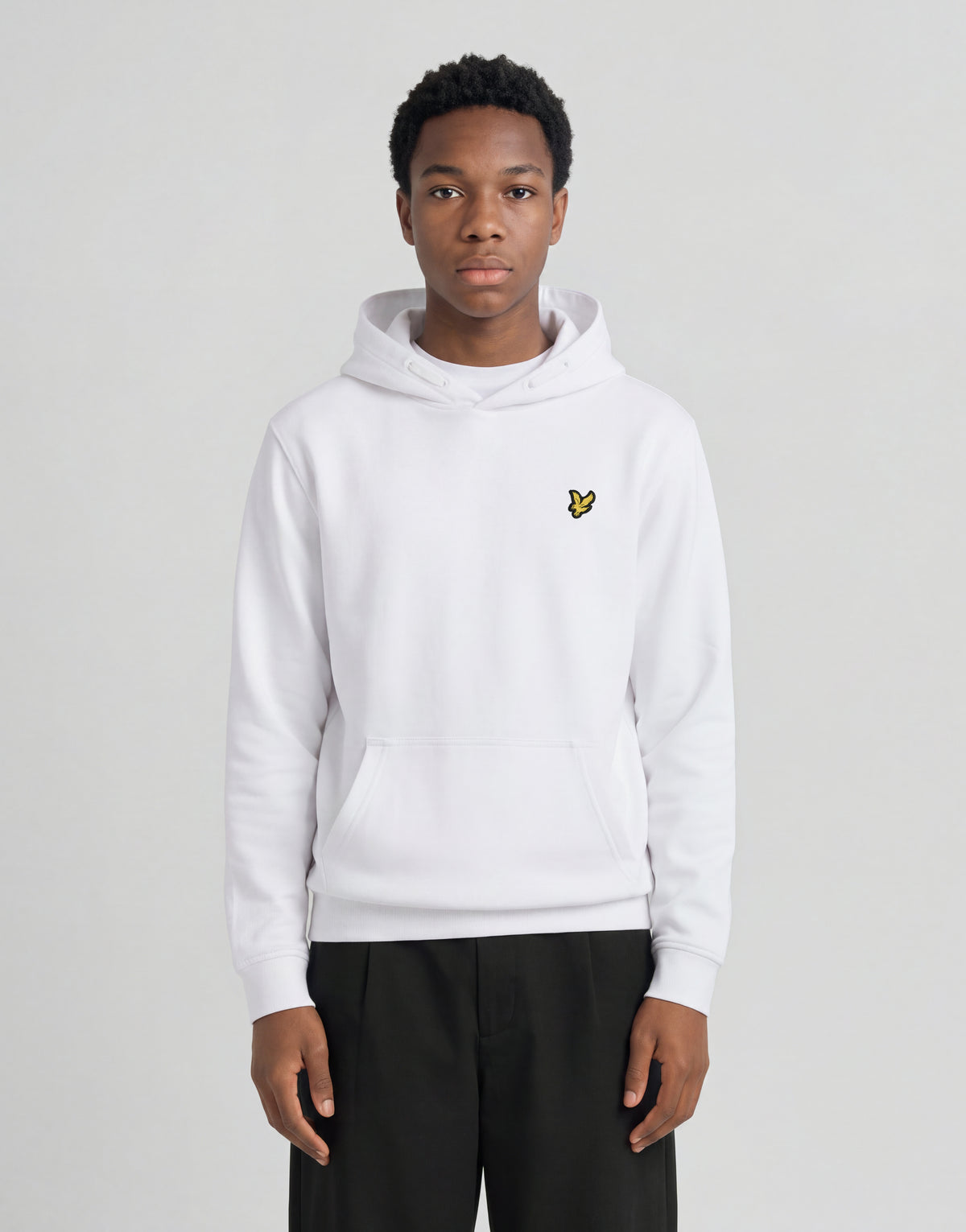 Loopback katoenen hoodie