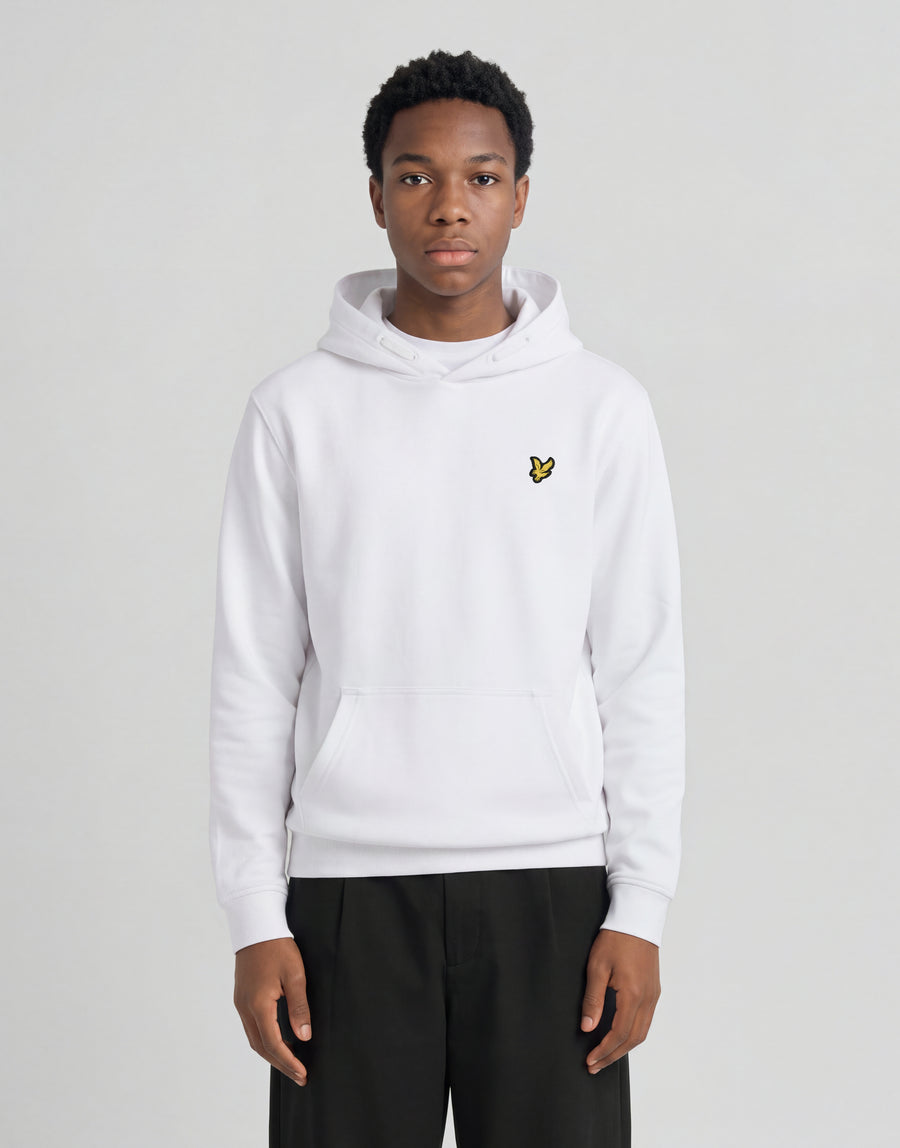 Loopback katoenen hoodie