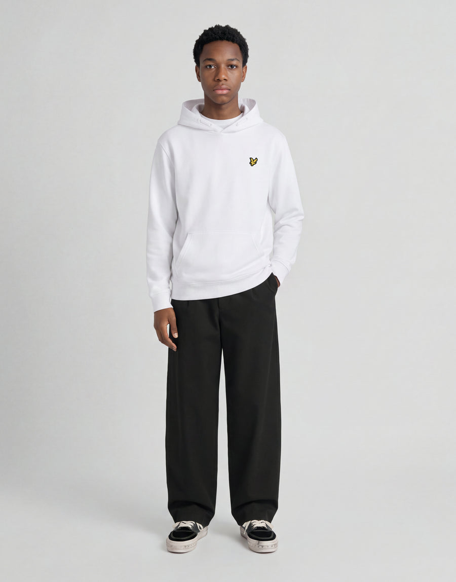 Loopback katoenen hoodie