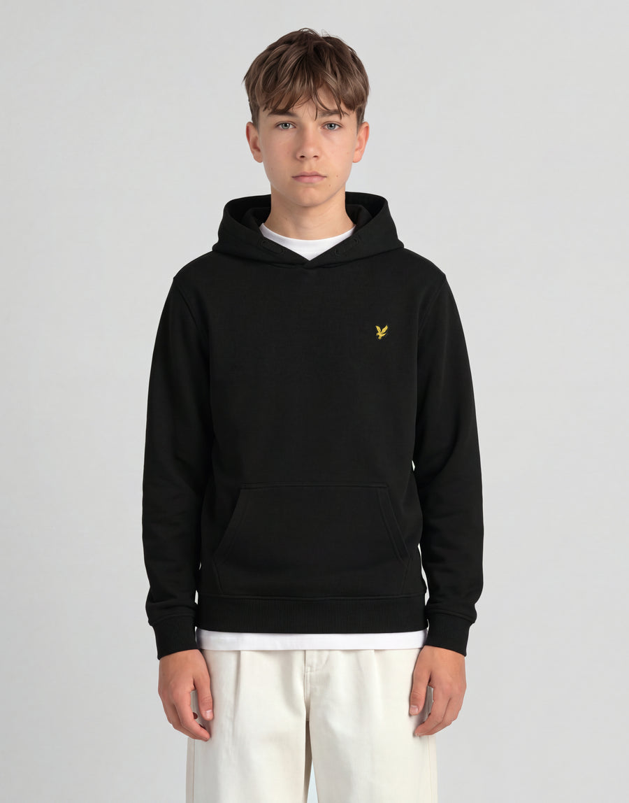 Loopback-hoodie i bomull