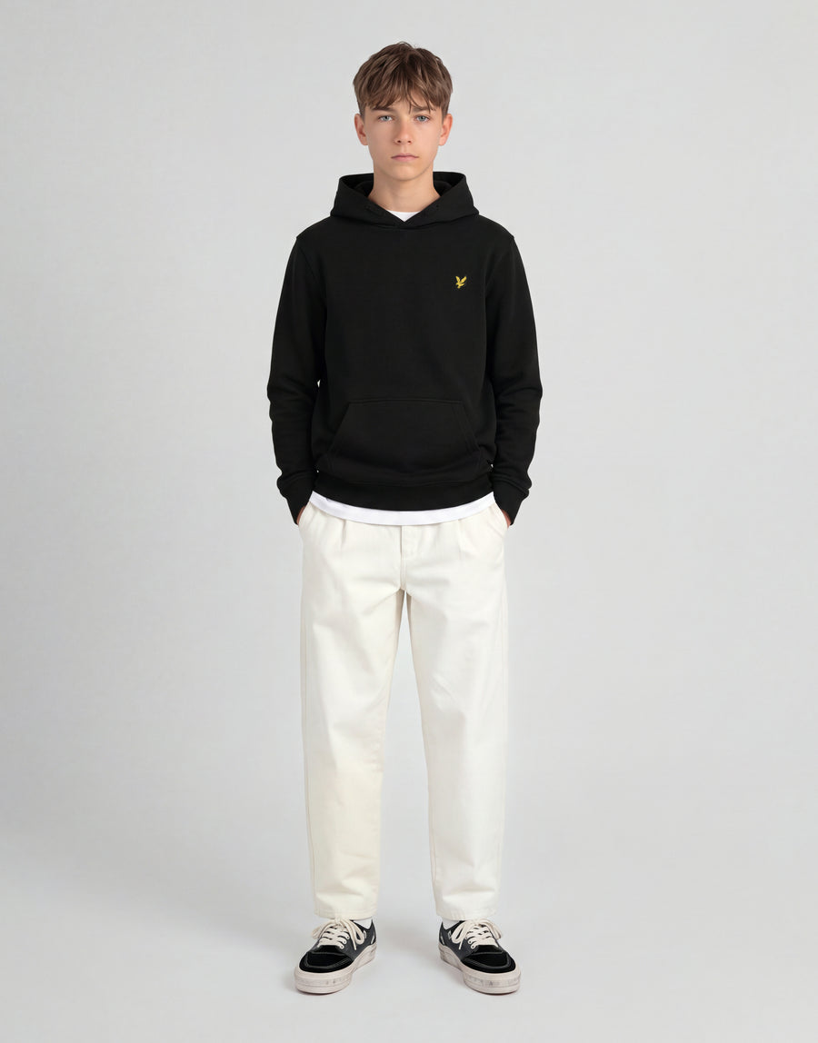 Loopback-hoodie i bomull