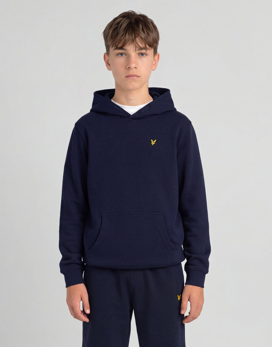 Loopback-hoodie i bomull