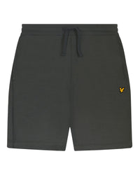 Men's Premium Clothing Fashion Polos Jackets - Lyle & Scott Kids Fly Fleece Short Graphite