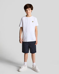 Men's Premium Clothing Fashion Polos Jackets - Lyle & Scott Kids Chino Shorts Dark Navy