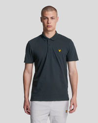 buy men's premium clothing fashion polos jackets -  Lyle & Scott Men's Sports Short Sleeve Polo Shirt in Dark Navy