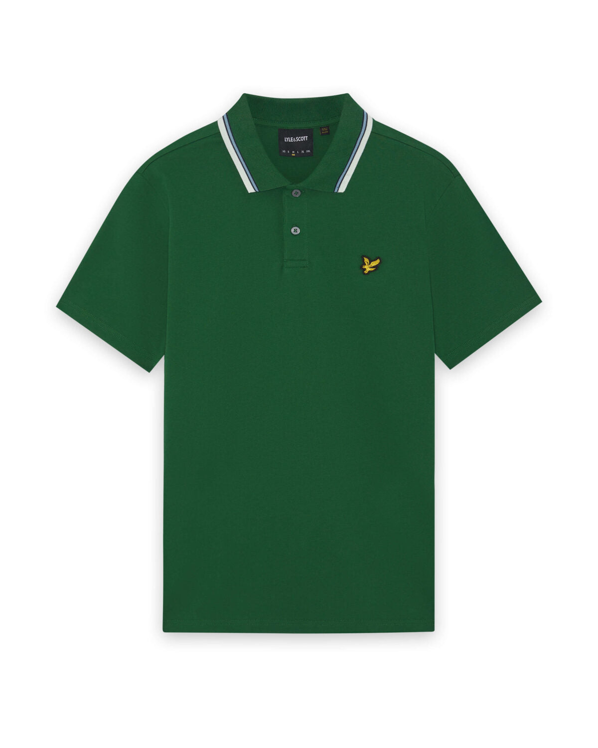 Polo à rayures contrastées