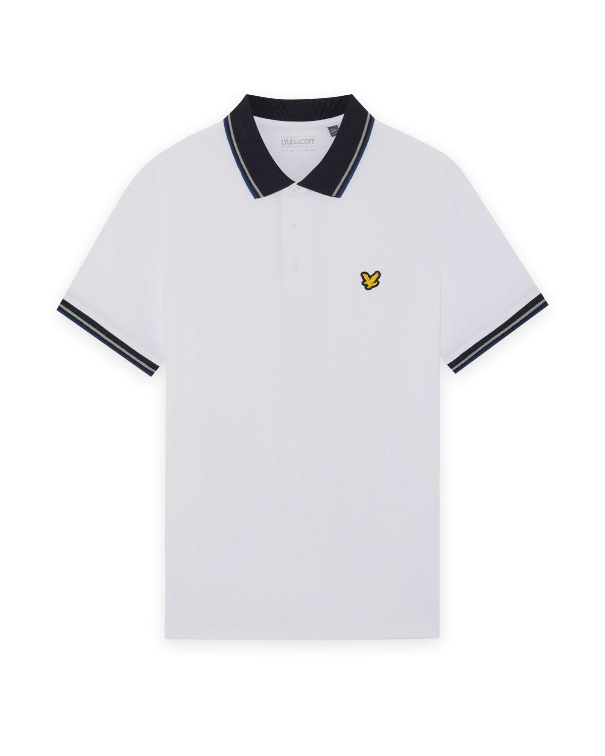 Polo-tröja med sportmönster