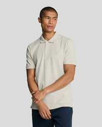 buy men's premium clothing fashion polos jackets -  Lyle & Scott Men's Tonal Eagle Polo Shirt in Cove