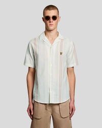 Short Sleeve Zig Zag Stripe Shirt