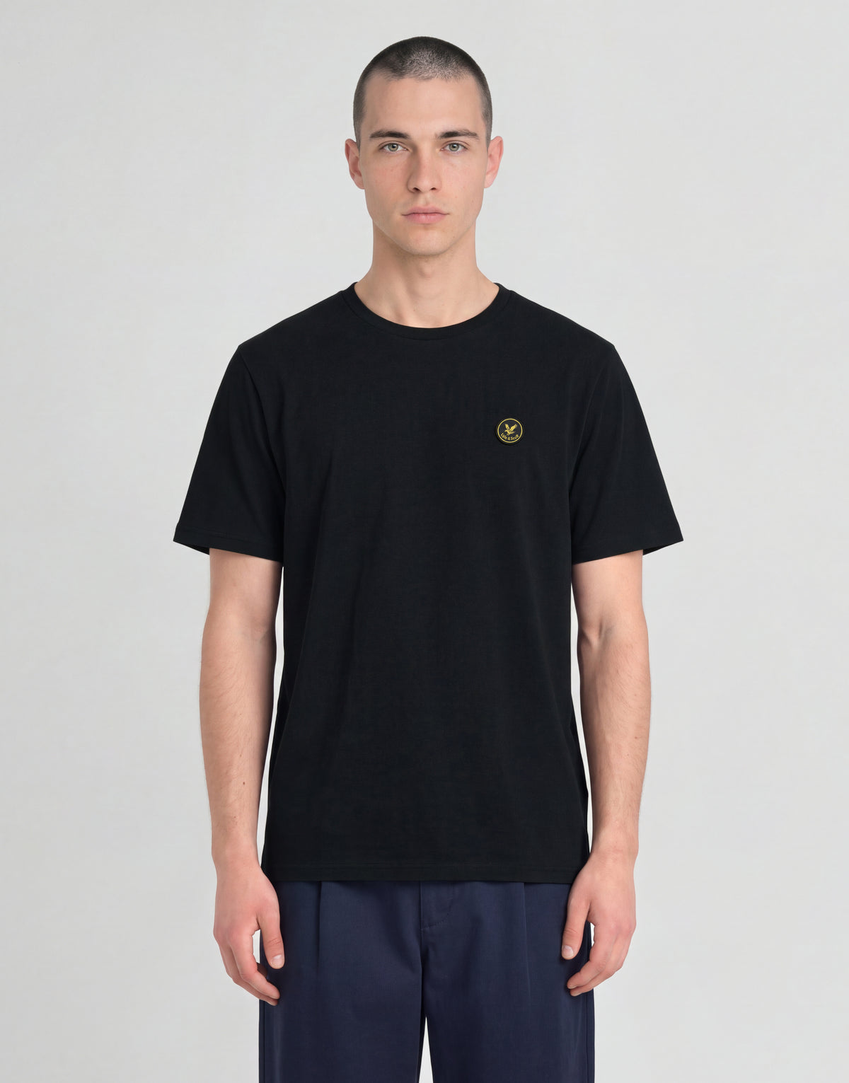 Herren-T-Shirt „Man wears Man wears Archive“ aus Baumwolle in Dunkelblau