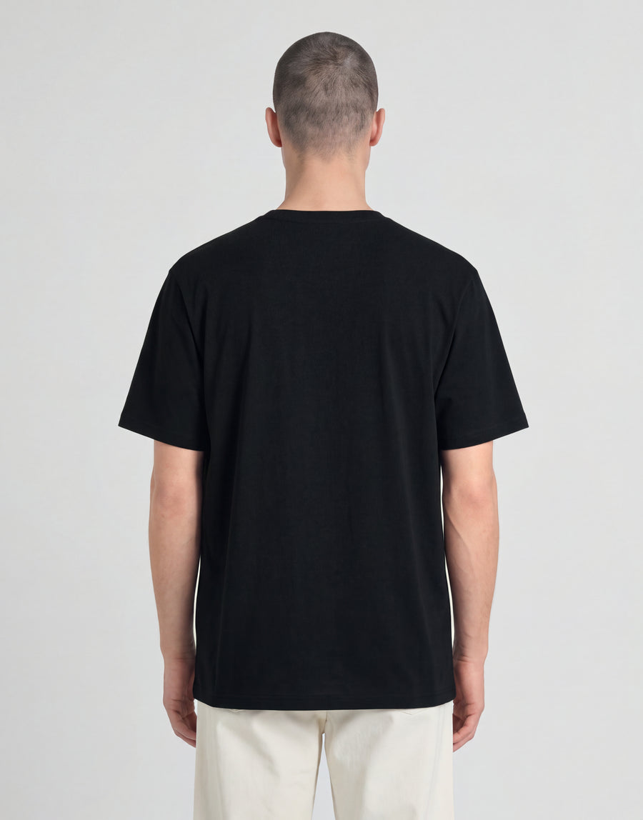 Herren-T-Shirt „Man wears Man wears Archive“ aus Baumwolle in Dunkelblau