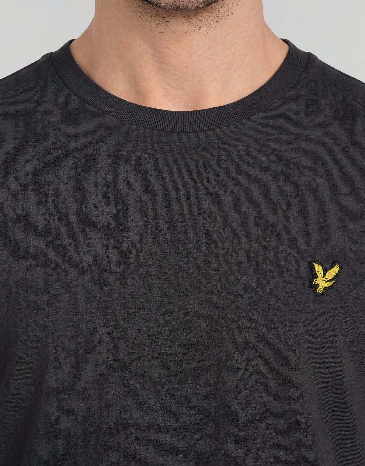 Baumwoll-T-Shirt mit Rundhalsausschnitt