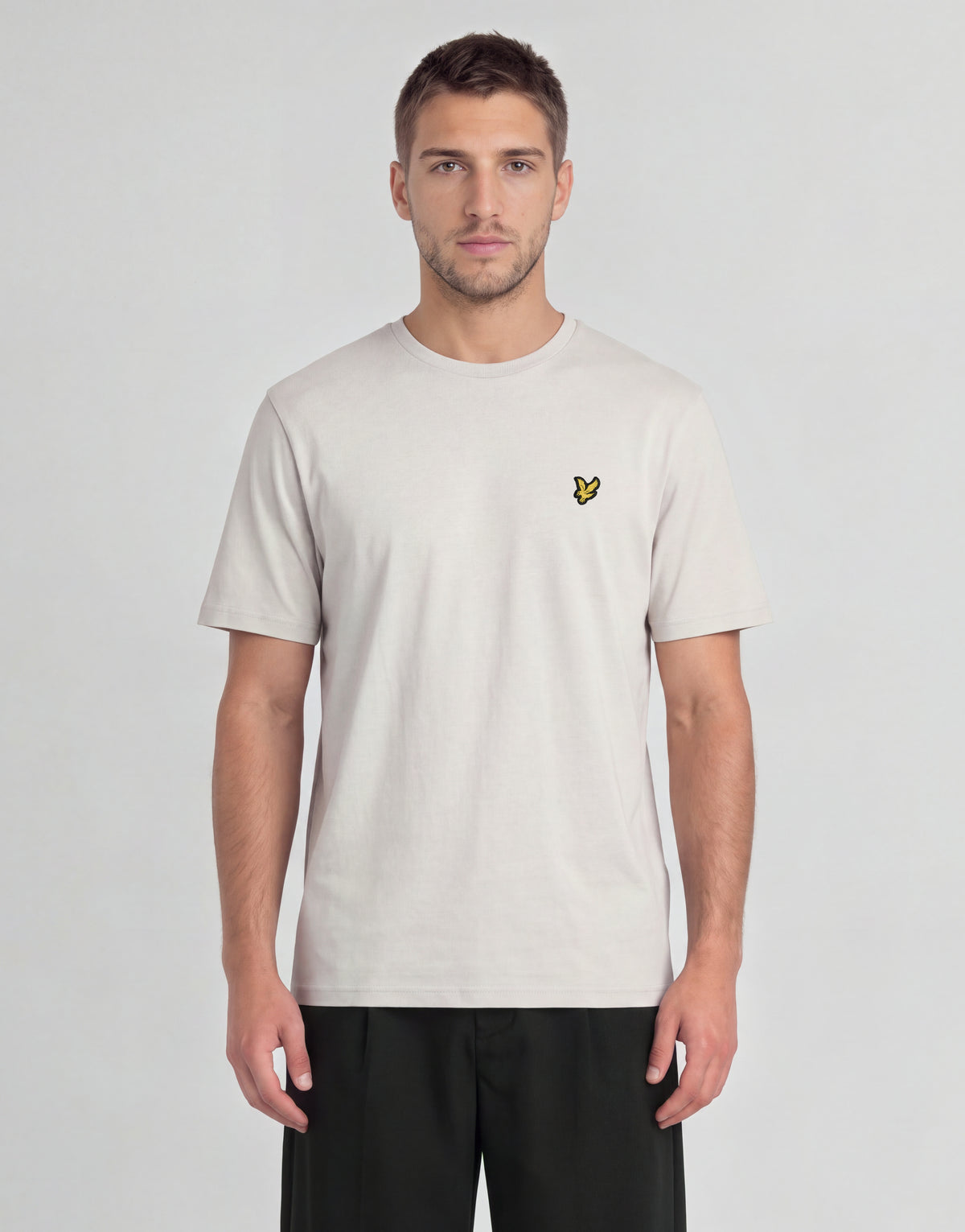 T-shirt i bomull med rund hals