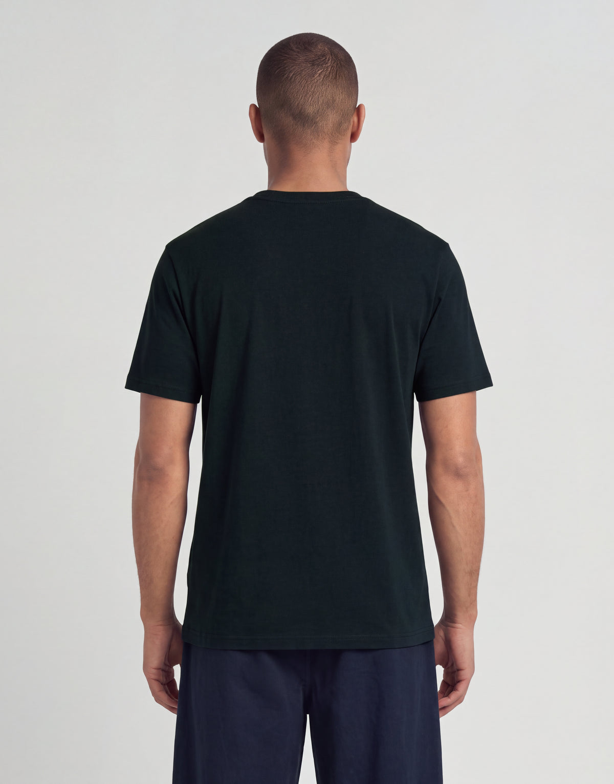 Baumwoll-T-Shirt mit Rundhalsausschnitt