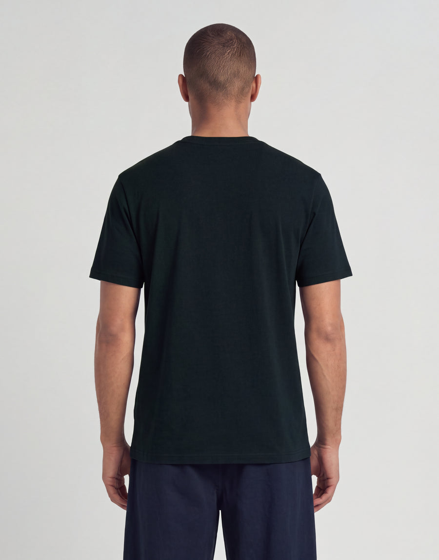 Baumwoll-T-Shirt mit Rundhalsausschnitt