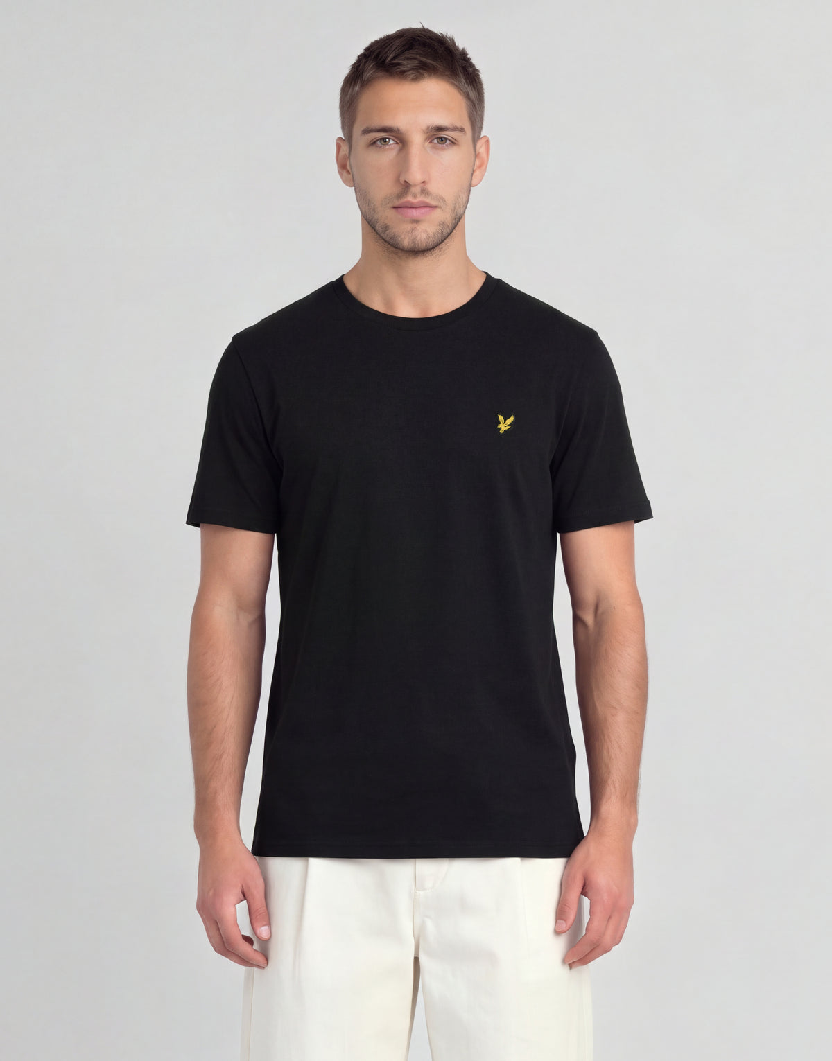 T-shirt i bomull med rund hals