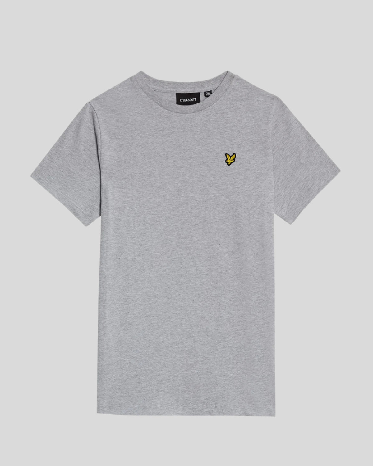 T-shirt en coton gris clair chiné pour garçon