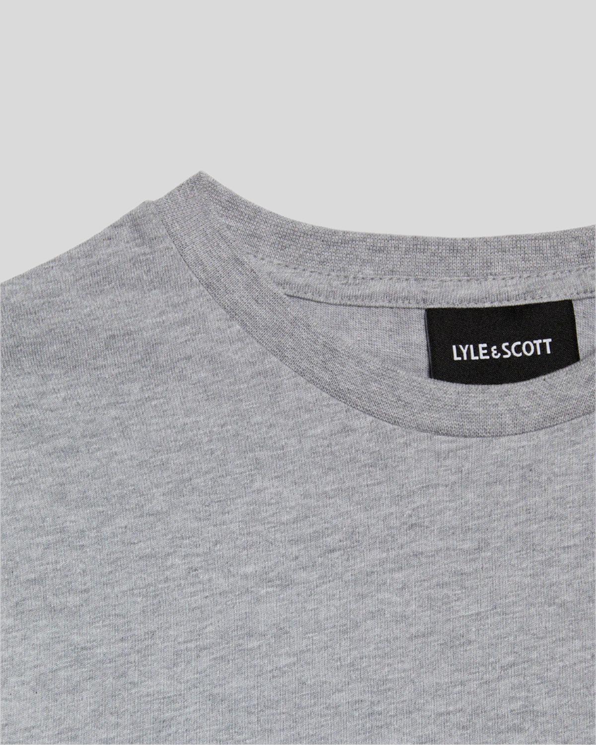 T-shirt en coton gris clair chiné pour garçon