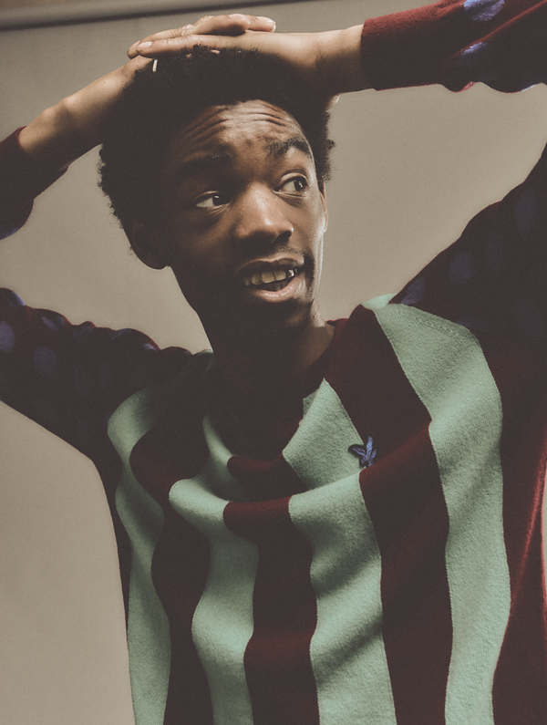 Jersey de la colaboración entre lyle & scott Saunders
