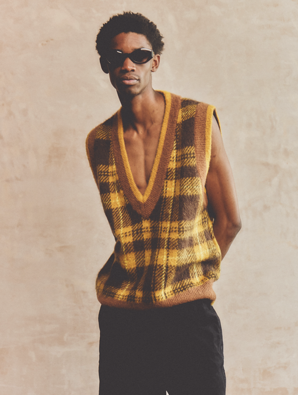 Chaleco a cuadros Lyle & Scott