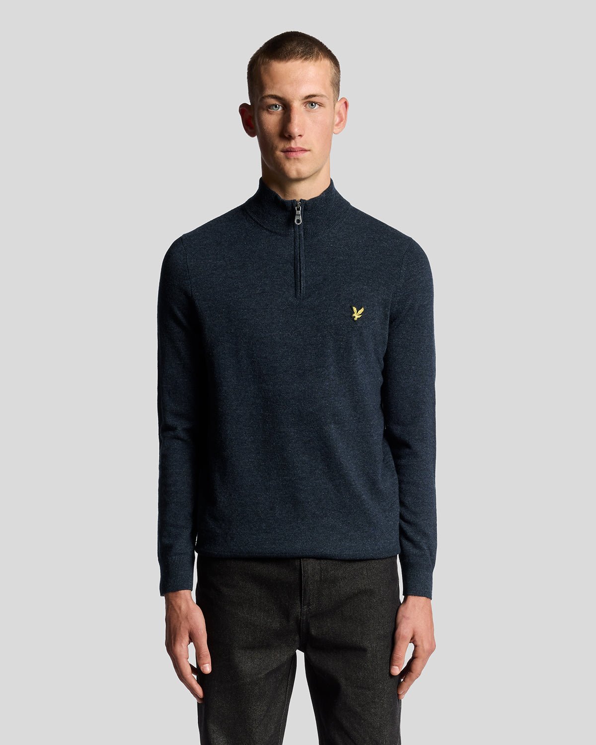 Lambswool Blend 1 4 Zip Jumper