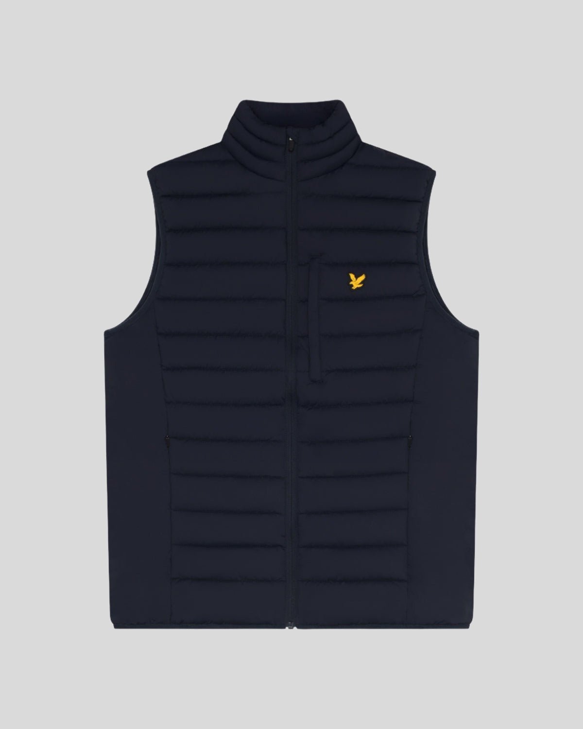 Gilet matelassé léger de sport pour homme, bleu marine foncé