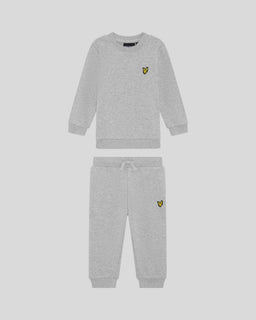 Set met T-shirt met ronde hals en joggingbroek