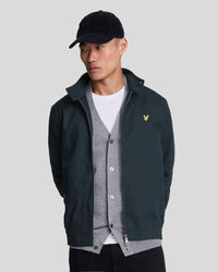 buy men's premium clothing fashion polos jackets -  Lyle & Scott Men's Harrington Jacket in Dark Navy