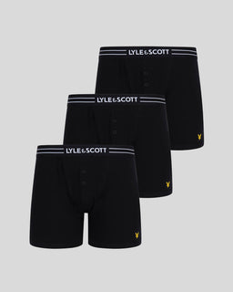 Lot de 3 boxers moulants avec bande élastique à motif aigle