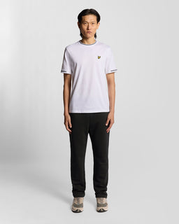 Pantaloni da jogging in cotone a gamba dritta