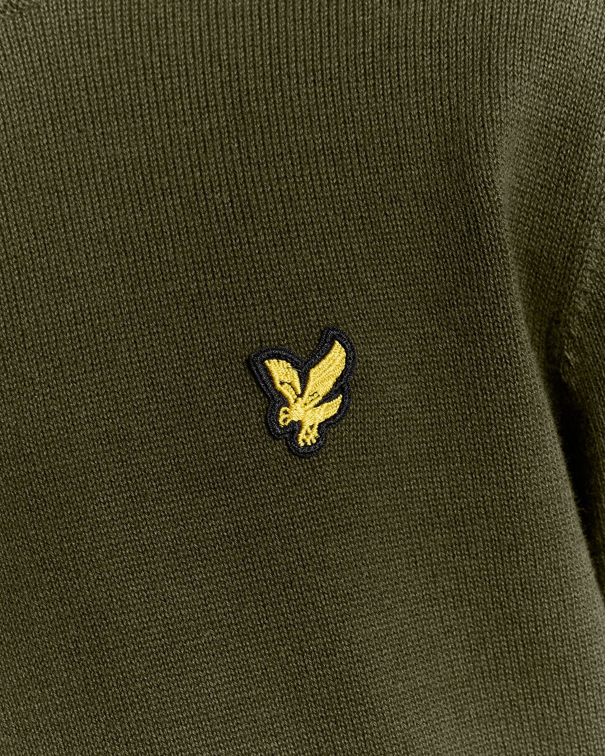 Boy wears Cotton Crew Neck Jumper in Deep Depths