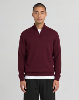 Merino Wool 1/4 Zip Jumper
