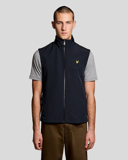 Gilet softshell à dos en maille