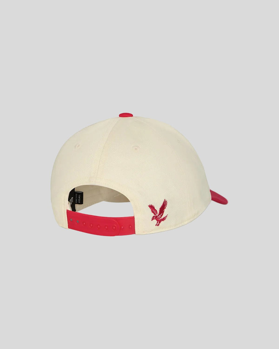Casquette délavée Lyle and Scott, couleur crème