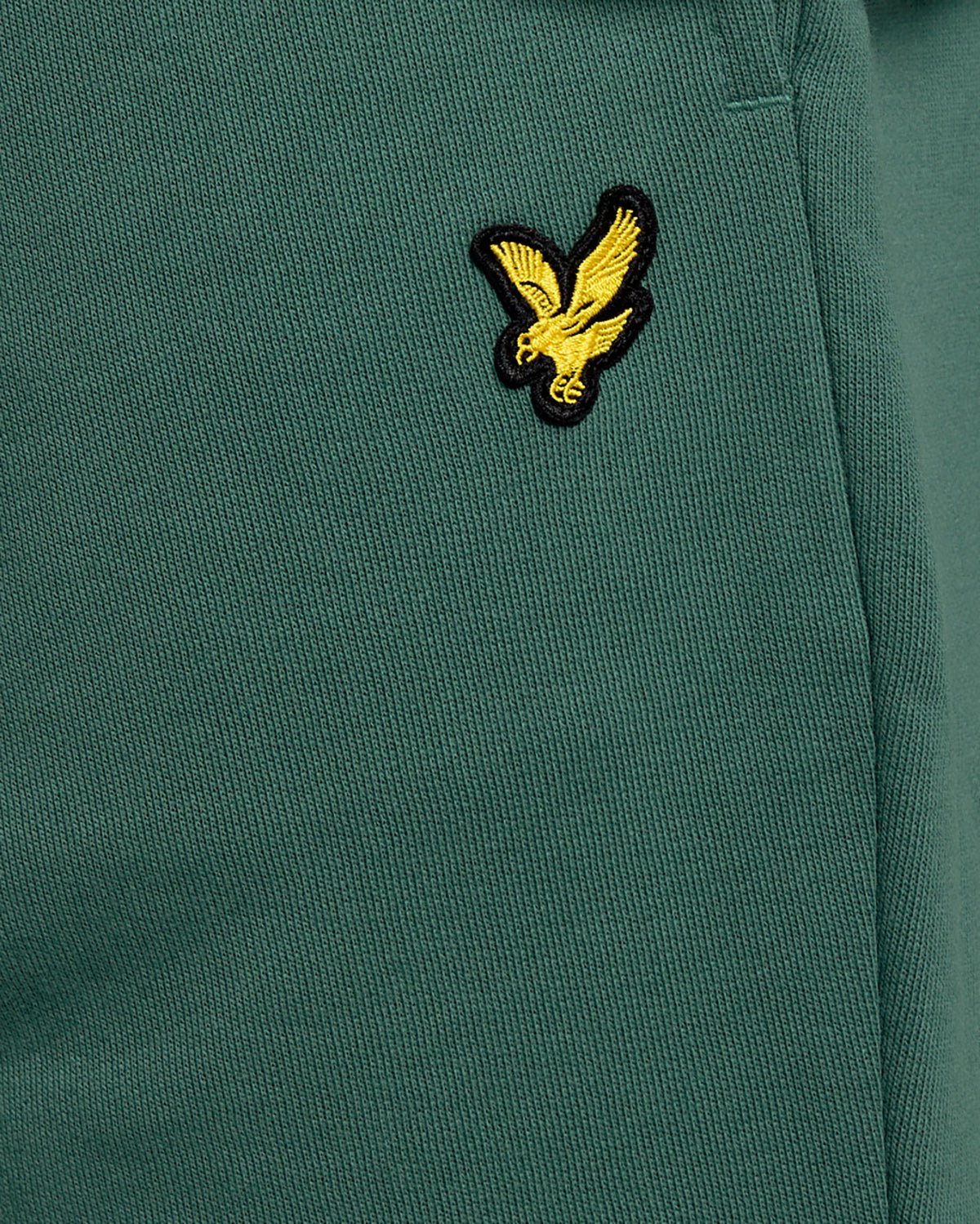 Pantaloncini in felpa di cotone color Everglade