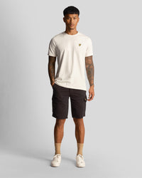 buy men's premium clothing fashion polos jackets -  Lyle & Scott Men's Wembley Cargo Short in Jet Black